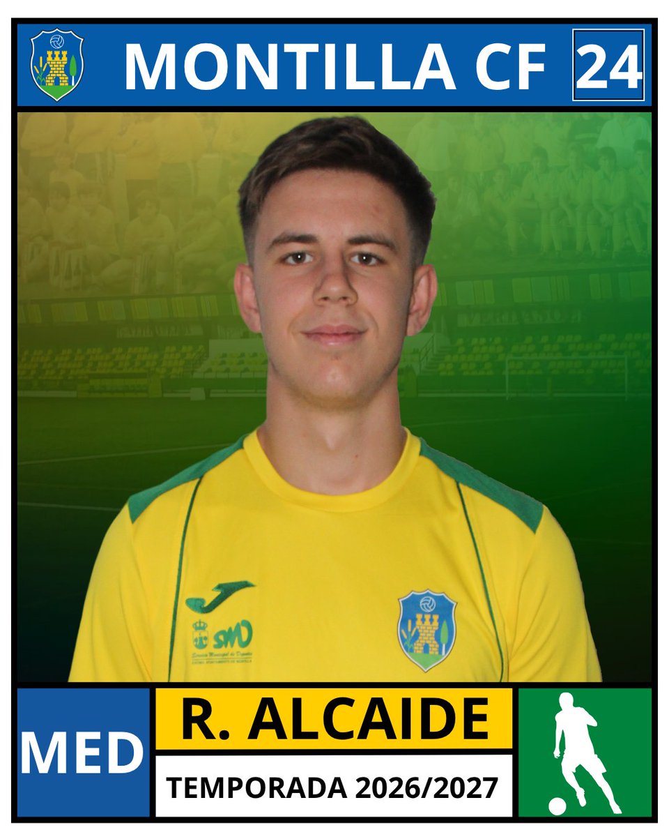 MontillaCF's tweet photo. 📣𝗢𝗙𝗜𝗖𝗜𝗔𝗟 | Rafa Alcaide continuará un año más en el @MontillaCF mostrando su talento y pundonor.🤝

✍️ ¡#RafaAlcaide 𝑒𝑠 𝑣𝑖𝑛í𝑐𝑜𝑙𝑎! 💛💚

#Montilla https://t.co/QsMKsQOjjI