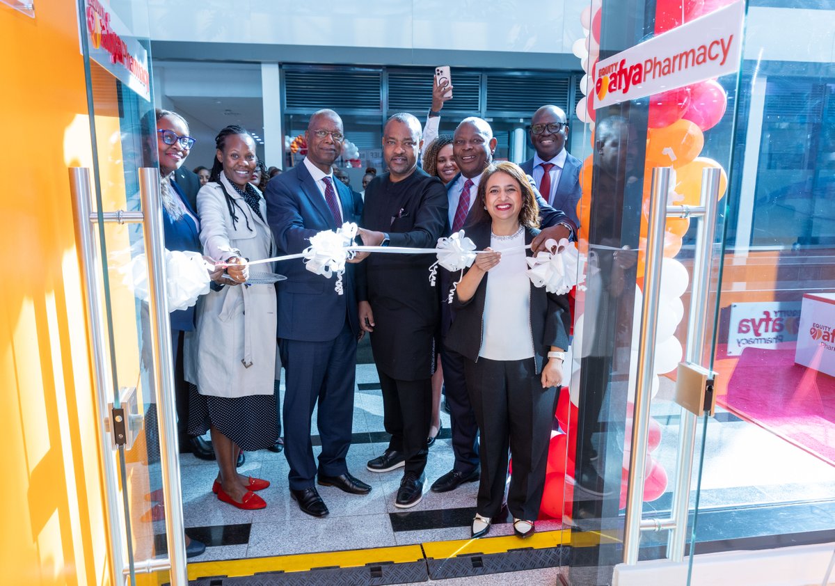 MwangoCapital's tweet photo. 5. Equity Afya has launched its first standalone community pharmacy at Britam Towers, Upper Hill, marking its entry into dedicated retail pharmacy services beyond its clinic network.

—The outlet will complement Equity Afya’s 154 medical centres across Kenya and DRC, offering medicines, wellness and nutrition guidance, plus free blood pressure and blood sugar screening, with referrals into its clinic network.

—Equity Afya says the pharmacy is the first step in a planned regional network, building on a healthcare model that serves an average of 130,000 patients every month.