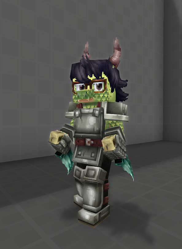 warrior0night's tweet photo. I made another #furry in #Hytale This case is a Half-Dragon, You can Change his color! #HytaleAvatar https://t.co/BK22DiO9vl