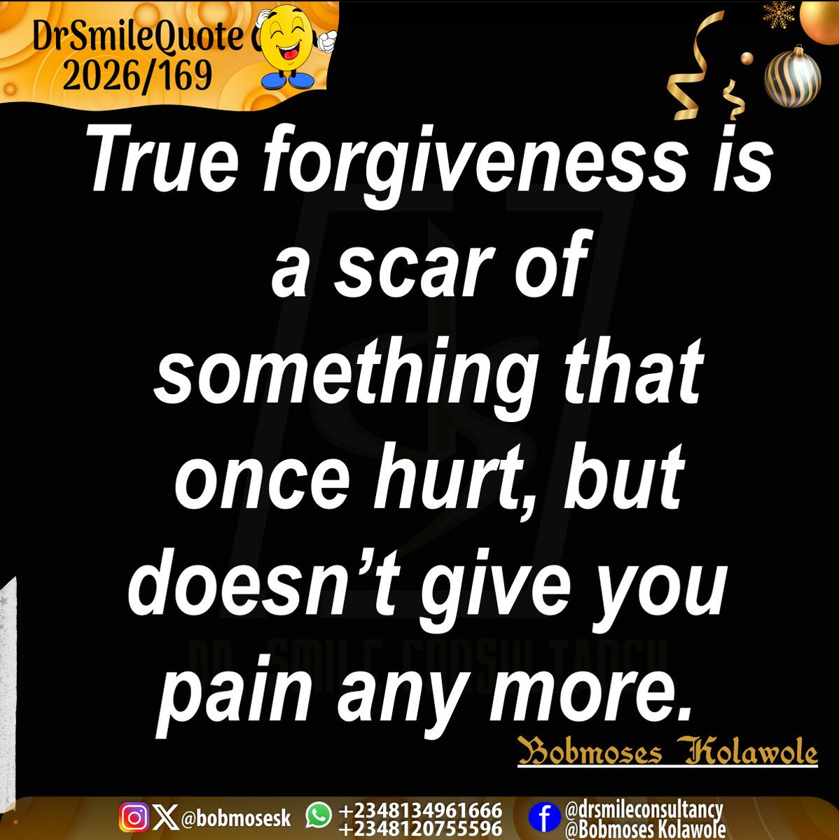 bobmosesk's tweet photo. #DrSmileQuote
#2026/169
#forgiveness
#learntoforgive
#havealargeheart
#workonit
@bobmosesk https://t.co/ayPc6COBhu