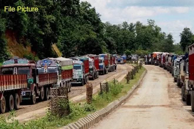 Kamginthan40473's tweet photo. The Kuki Community demands the immediate reopening of the National Highway between Senapati District and Kangpokpi District. The ongoing blockade has severely disrupted the transportation of essential commodities, including food, rice, drinking water, medicines, and other daily necessities, causing immense hardship for the public.

Reports indicate that NSCN-IM, ZUF-Kamson Group, and Kacha Naga women are involved in blocking the highway, while trucks carrying essential goods remain stranded. As a result, the suffering of the people continues to increase day by day.

The Kuki Community questions why the concerned authorities, including Cobra and CRPF personnel, have failed to take effective action to ensure the free movement of essential supplies and reopen this vital lifeline connecting the districts.

This issue is not affecting only the Kuki Community. People from various communities residing in Kangpokpi District are also facing difficulties due to the continued disruption of transportation and supply chains.

We therefore demand the immediate reopening of the National Highway in Senapati District and urge the concerned authorities to address the situation without further delay.

@PMOIndia @AmitShah @HMOIndia @crpfindia @official_dgar @adgpi @NHAI_Official @MORTHIndia @manipur_police @RajBhavManipur @ANI @PTI_News @the_hindu @IndianExpress @timesofindia @ndtv @IndiaToday @CNNnews18 @News18India @EastMojo @ThePrintIndia @scroll_in @Reuters @BBCWorld @NHRCIndia @UNHumanRights