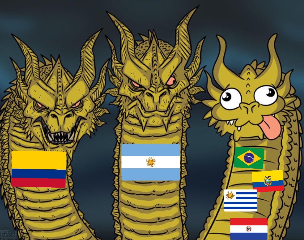 GRojito0's tweet photo. Colombia y Argentina sacando la cara por toda la CONMEBOL. https://t.co/dh0qYFlAB6