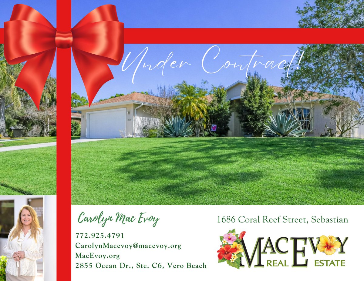 macevoyc's tweet photo. 🌟Another Amazing Pool Home UNDER CONTRACT!
Thinking of a Move, Buying or Selling, Contact Carolyn!
📞772-925-4791
💻 CarolynMacEvoy@MacEvoy.org
https://t.co/EtuatU7vm2
2855 Ocean Dr, Ste C6, Vero Beach, FL
&amp;
1329 US Hwy 1, Sebastian, FL
https://t.co/PNDDaW3QV5
772.589.3111 https://t.co/ya4IXqneES