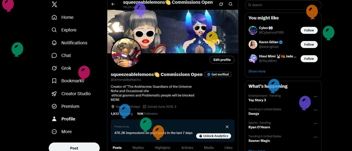 squeezeablelemons🍋 Commissions Open tweet media