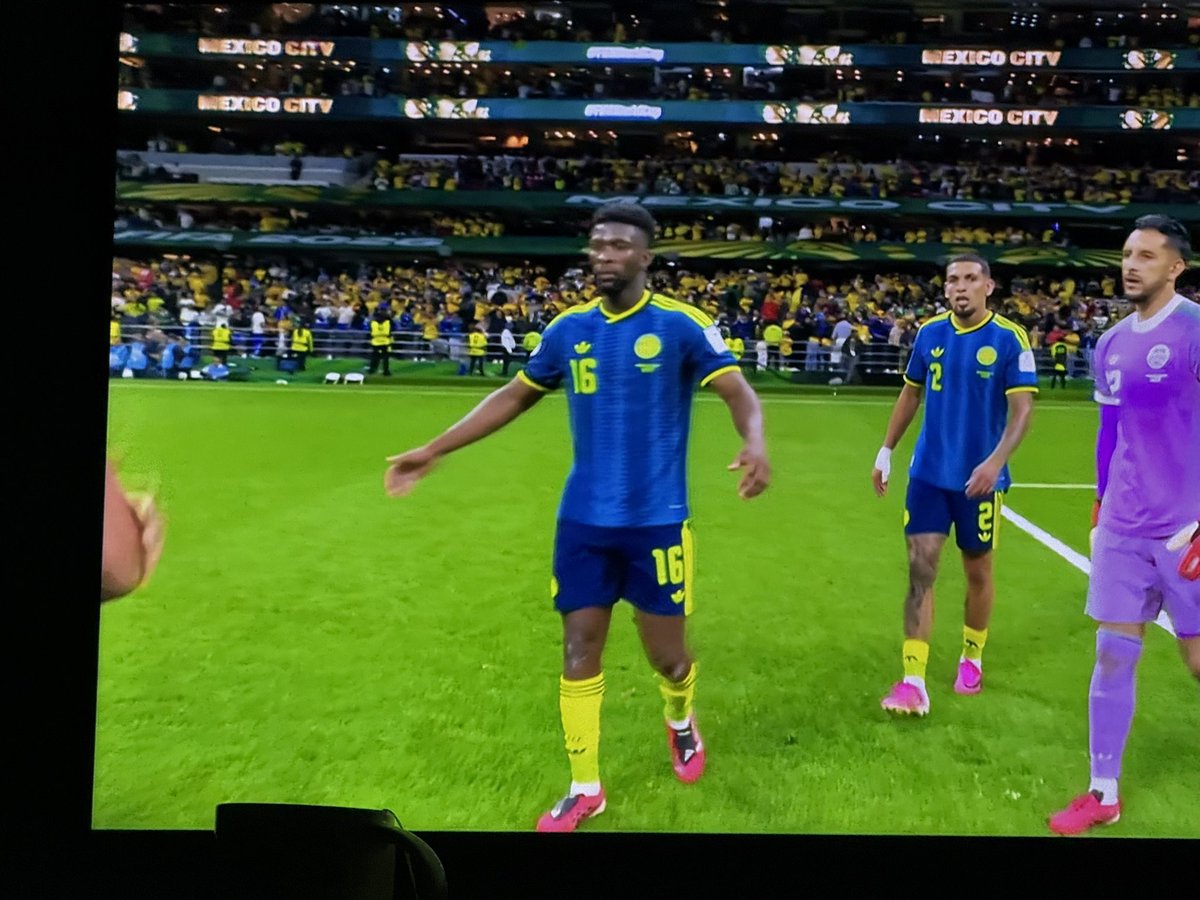 LatamBuzz's tweet photo. Ese tercer gol de Colombia demuestra que el que persevera alcanza.

¡Grande Campaz, grande Colombia! 🇨🇴 

#SeleccionColombia #FIFAWorldCup 
#UZBvsCOL https://t.co/mfv4kFAR9T