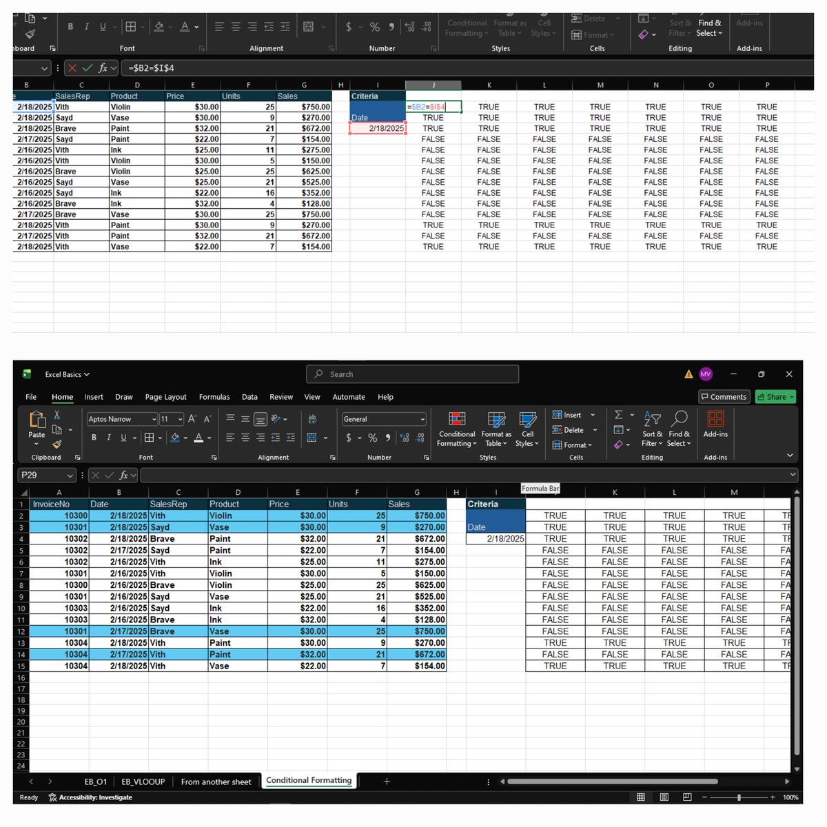 VaatIntel's tweet photo. In this exercise, I focused on building parameter driven formatting rules and full record highlighting  using boolean logic.

#Data #DataAnalytics #Tech #ConditionalFormatting #Excel https://t.co/cfYJWxKoYe
