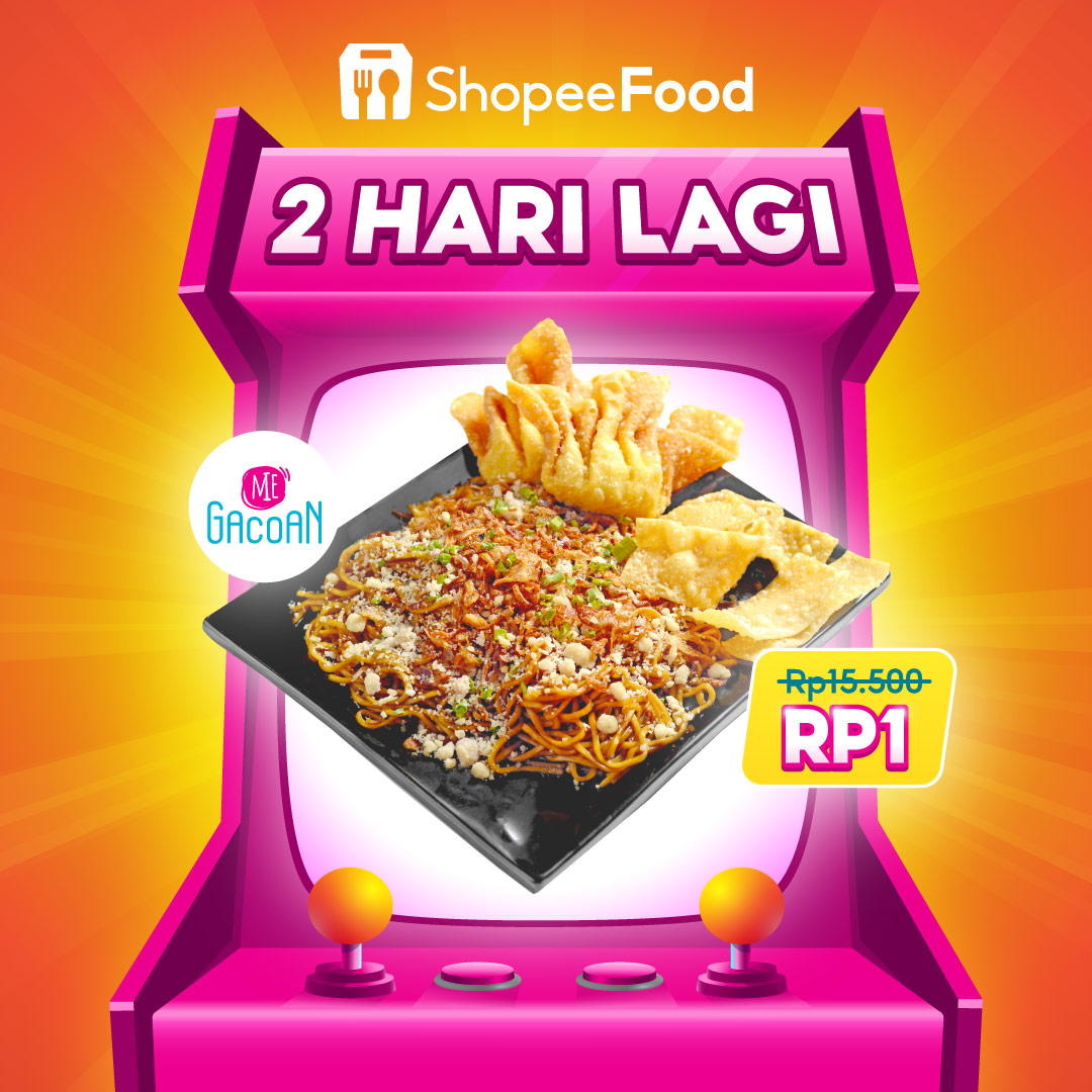 shopeefood_id's tweet photo. WOI GACOAN LOVERS 🗣️📢 2 HARI LAGI menuju ShopeeFood Day, Mie Gacoan dari Rp15.500 jadi CUMA Rp1* 🤯🔥 catet tanggalnya mulai 20 Juni jam 11.00 WIB! https://t.co/EiFyiasXdh
