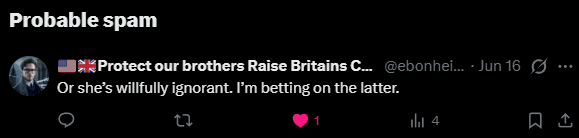 Eye_spoon's tweet photo. @ebonheizef @songbirdsoaring @Nova_Norse @JakeMunro @jokerwaffenfren Heads up mate, you got shadowbanned or whatever. I had to click to see your comment https://t.co/MCEaKLRzzj