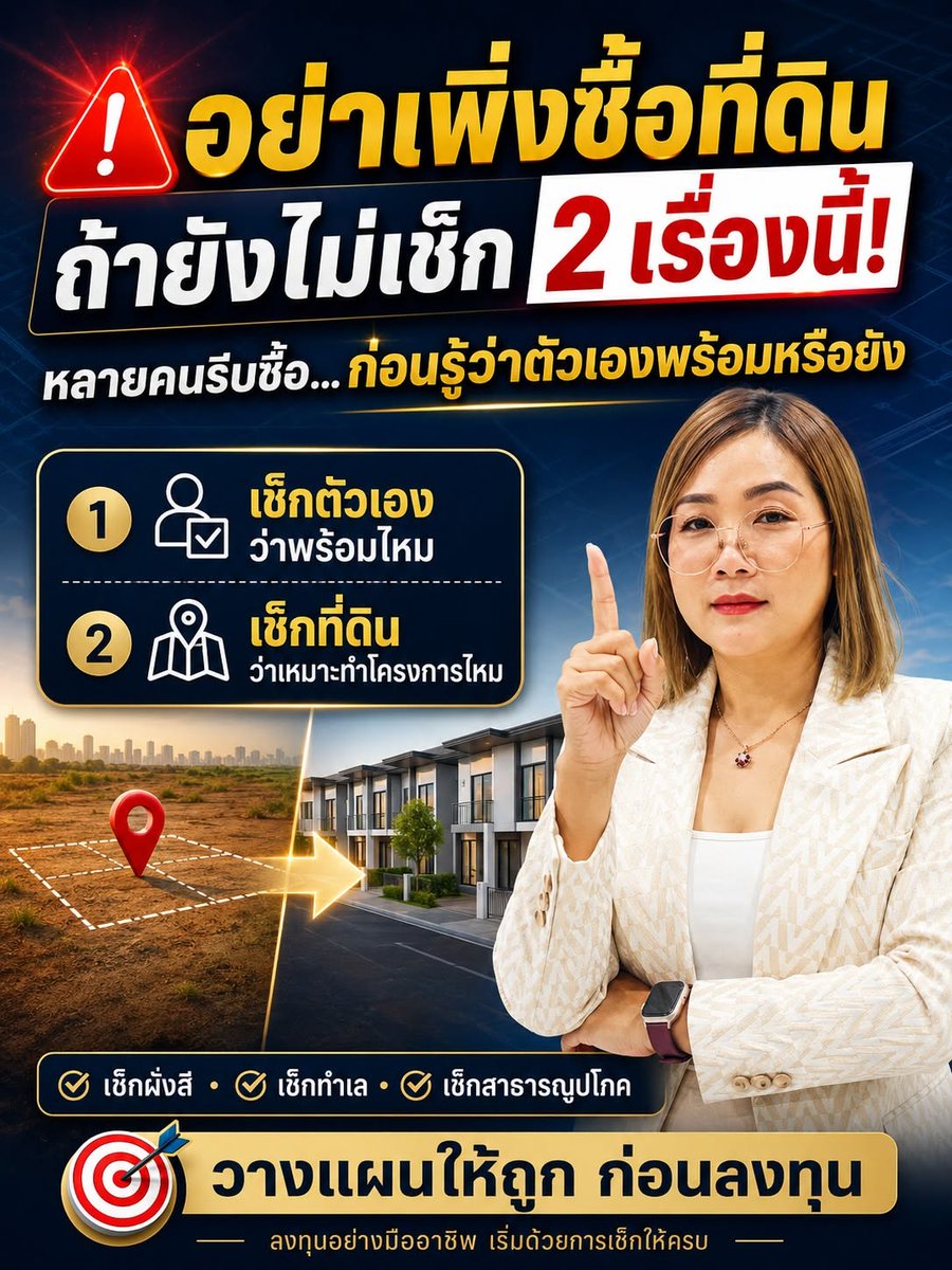 FootDek's tweet photo. คิดจะซื้อที่ดินมาสร้างบ้านขาย... อย่าลืมเช็คเรื่อง "สินเชื่อ" ก่อนเริ่ม! 🏦
.
.
.
คอร์ส ฟรี..เรียนฟรี…สร้างบ้านขาย+ยื่นกู้แหล่งทุน
.
สอนสด 1 วันเต็ม
วางระบบธุรกิจสร้างบ้านขาย
ตั้งแต่การวิเคราะห์ที่ดิน
จนถึงการยื่นแหล่งทุน
.
.
" ไม่มีทฤษฎีลอย ๆ มีแต่ขั้นตอนที่ใช้จริง" https://t.co/4V7GkUaRoh
