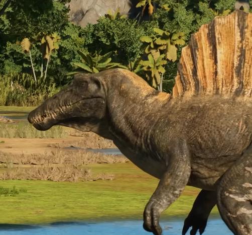 luisardopolis's tweet photo. JWE3 make the spinos look a lot better in some moments do to their shared animations where the neck curvature issue is fixed https://t.co/bVQ6hJcV8t
