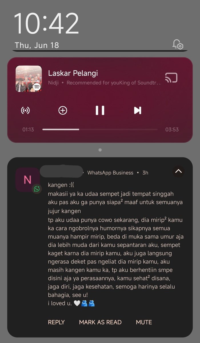 rzurd's tweet photo. Notif hp delay, tetiba dpt chat kaya gini.
Ini harus respon apa cobaaa? 😭 https://t.co/PzvUtI8MbS