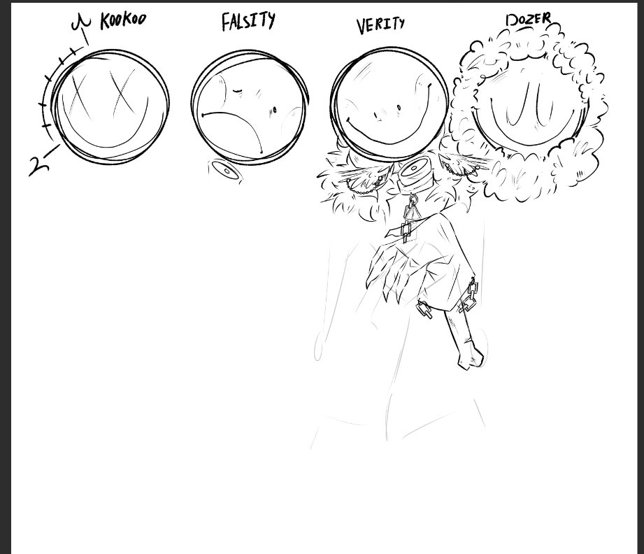 violetinthedark's tweet photo. Everytime i look at verity I think of dozer so I had a silly idea to do this
But also with kookoo and an opposite version of verity because why not
#verity #thatmob #grace #dozer #kookoo https://t.co/GZyZU5BLuo
