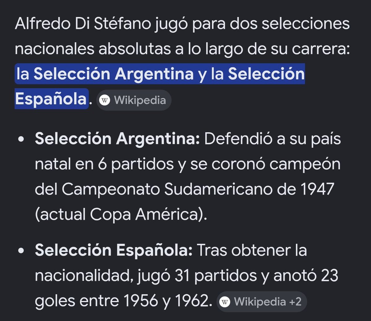 wavefloyd's tweet photo. @Globalstats11 Alfredo Di Stéfano, nació en Buenos Aires , Argentina y jugo en las 2 selecciones...de Argentina y España. https://t.co/BzqnYtzAmK