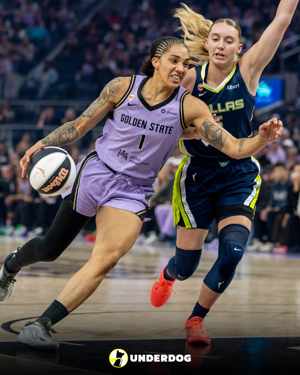 UnderdogWNBA's tweet photo. Gabby Williams last five games:

22.4 PPG
3.6 RPG
1.2 SPG
47.5% FG

Valkyries went 4-1. https://t.co/85sG6V4b9R
