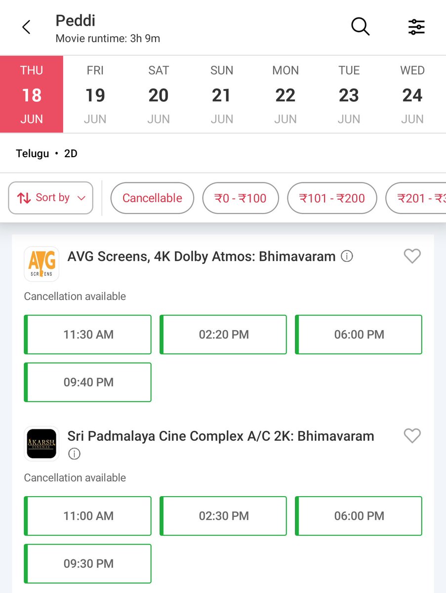 koti1177's tweet photo. #PEDDI Bhimavaram Town 3rd Week Running Theaters

Padmalaya Screen~1 Avg Screen~1

5 నిమిషాల 56 సెకండ్లు కొత్త సీన్స్ ఈ రోజు నుంచి యాడ్ చేస్తున్నారు

Online Bookings Open Now On @bookmyshow @district_india

Book Your Tickets 🎟️ 

#Peddi | #పెద్ది | #RamCharan ❤️‍🔥
#BlockbusterPeddi https://t.co/T2AdIjZZrF