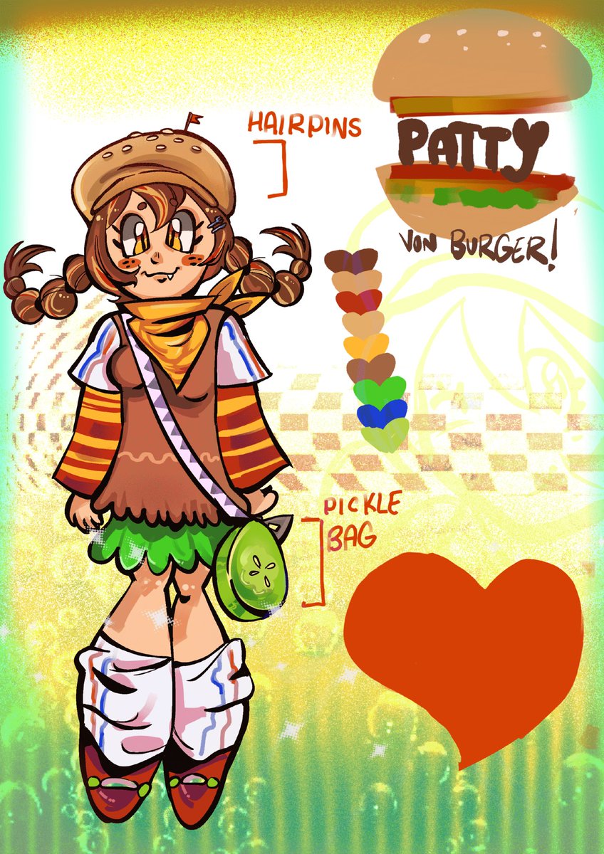 HIPHOPHER0's tweet photo. 🍔 2026 vs 2024 burger oc! for #artfight ! Such a fun redraw! ᜊ₍ᐢ. ̫.ᐢ₎ᜊ https://t.co/anKgNoC0Tq
