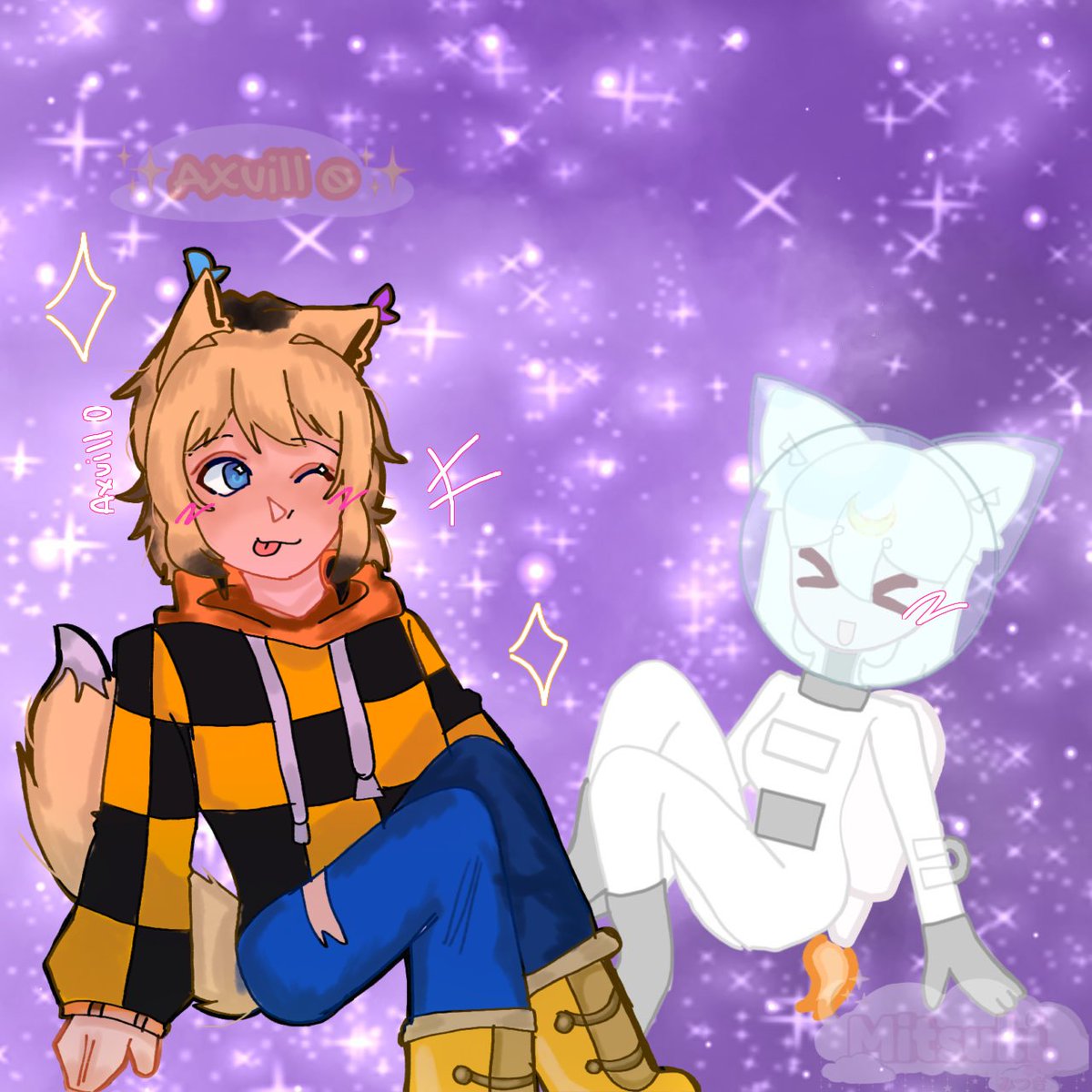 Axvill4's tweet photo. @MitsukiMoonss Here u go!! It's kinda bad since it's rush. :) https://t.co/YFPsCSjHPV