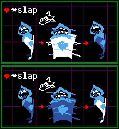 PookybutHouse's tweet photo. Had the idea for an AU where the deck of cards in CH1 is a copy, and there's more card characters/enemies.
Gonna call it "Deltarune CMYK" for now. https://t.co/HwDpQrtwWb