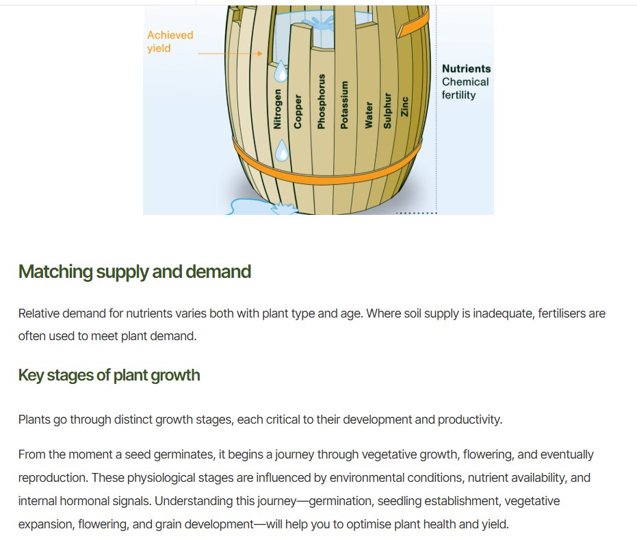 SoilsWest's tweet photo. The key stages of plant growth🌱are part of our plant #nutrient requirements topic in #SoilQualityCourses! Free to enrol, learn at your own pace. Course 2 coming soon: https://t.co/Ad72zaMSSE @GRDCWest @MurdochUni #soilscience https://t.co/fuZ7kijw14