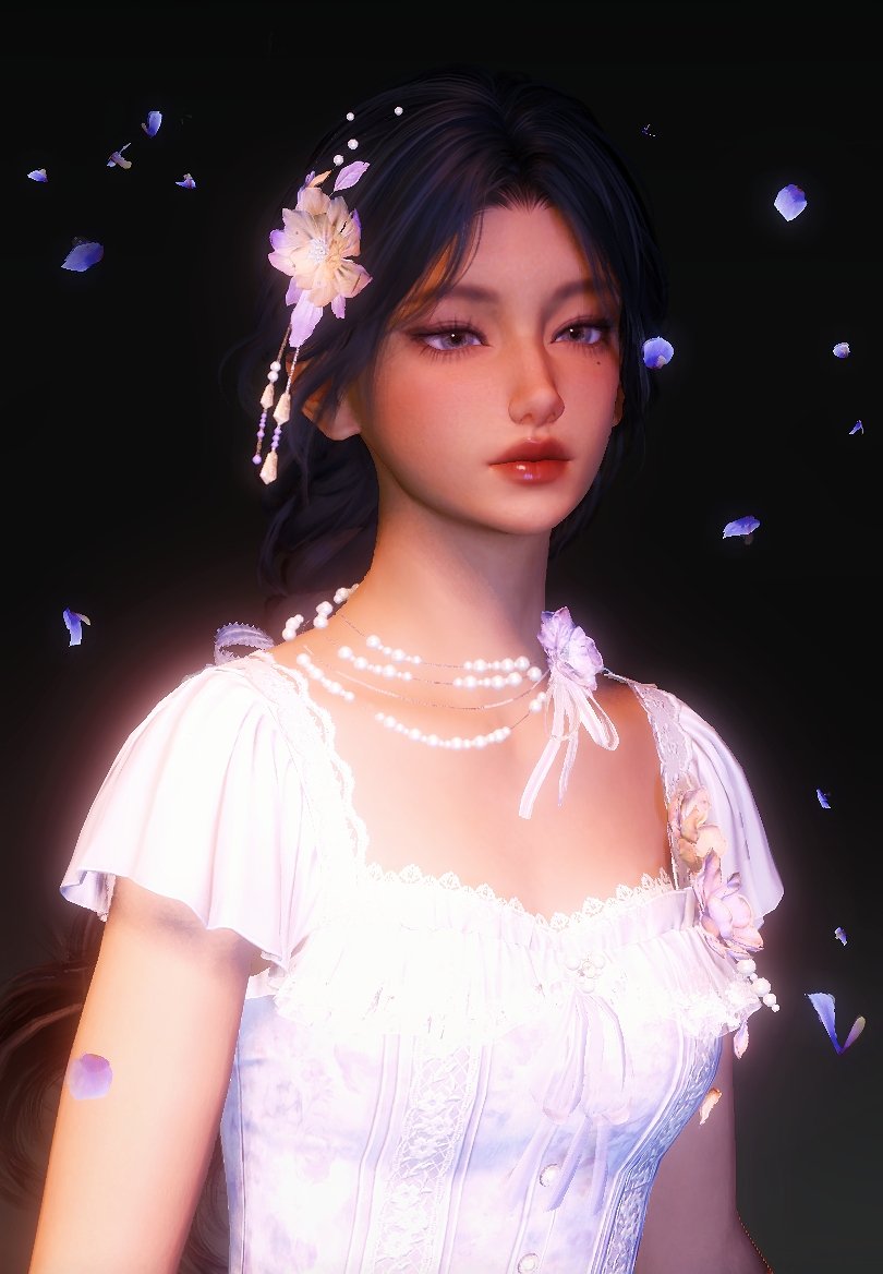 undercaleb's tweet photo. @belbelinbulan Miss Rengkuh Seruni, presented by her aunt, the Honourable Lady Xia.

A young lady of wanderlust and remarkable memory, loves to sketch every city encountered upon her mistbound journey with a pencil concealed in her hair between ribbons and florals when it is not busy sketching. https://t.co/1oocrwMPnF