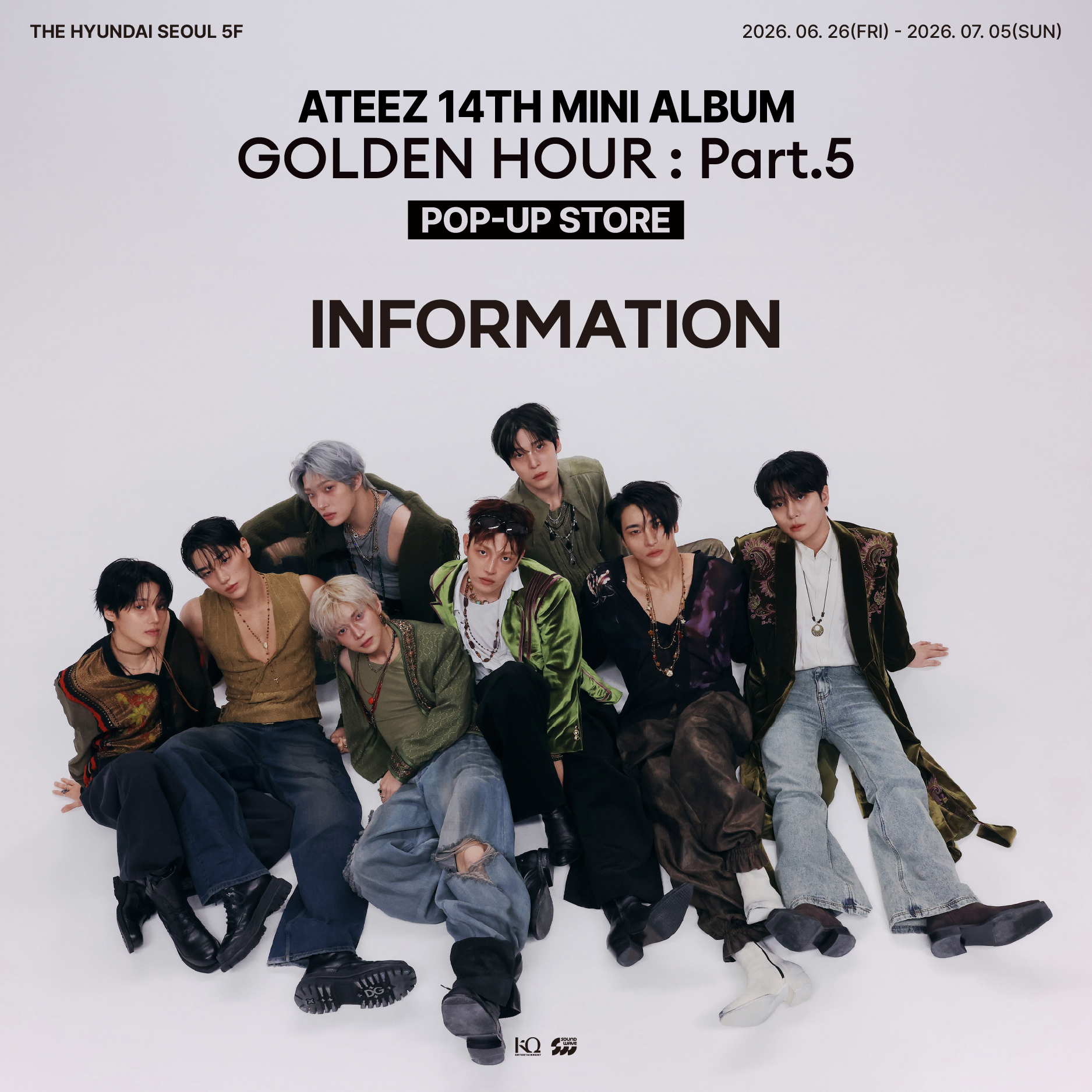 ATEEZ GOLDEN HOUR : Part.5 POP-UP STORE on X: 