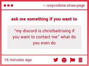 roxycontinn's tweet photo. i talk to people obiously if they add me. which like one person has and xe just wanted to see my cheeks so #okwhateverman https://t.co/tKvi9vUCsP