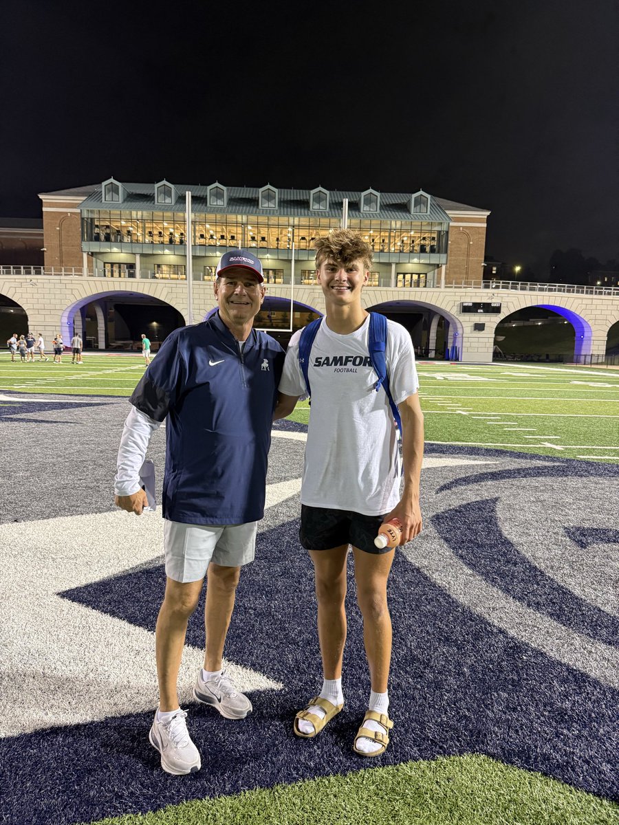 wardhix1's tweet photo. After a great visit, I'm beyond blessed to have earned an offer from @SamfordFootball! Thank you @Coach_Grass ,@CoachPTyson, Coach @DrewSwinney5, and Coach @qbpete for the opportunity and for believing in me. Excited for what's ahead! 🙏 #AGTG
6'4" 185 WR/ATH '28
🎥 https://t.co/a7TsI6ECaR
