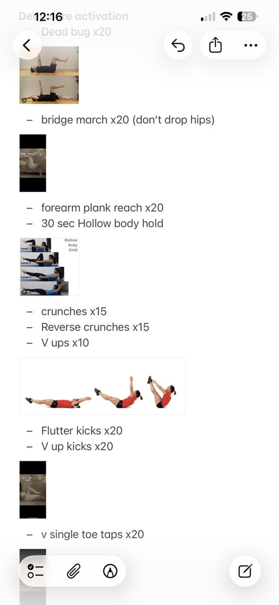 tinydiary2's tweet photo. @fr3minet Here’s mine, I’ve collected the workouts from a series of different workout videos and it trains all your different ab muscles (except obliques, they make your waist wider). Sometimes if I’m feeling extra I repeat it once or twice https://t.co/F5KaqWwXLa