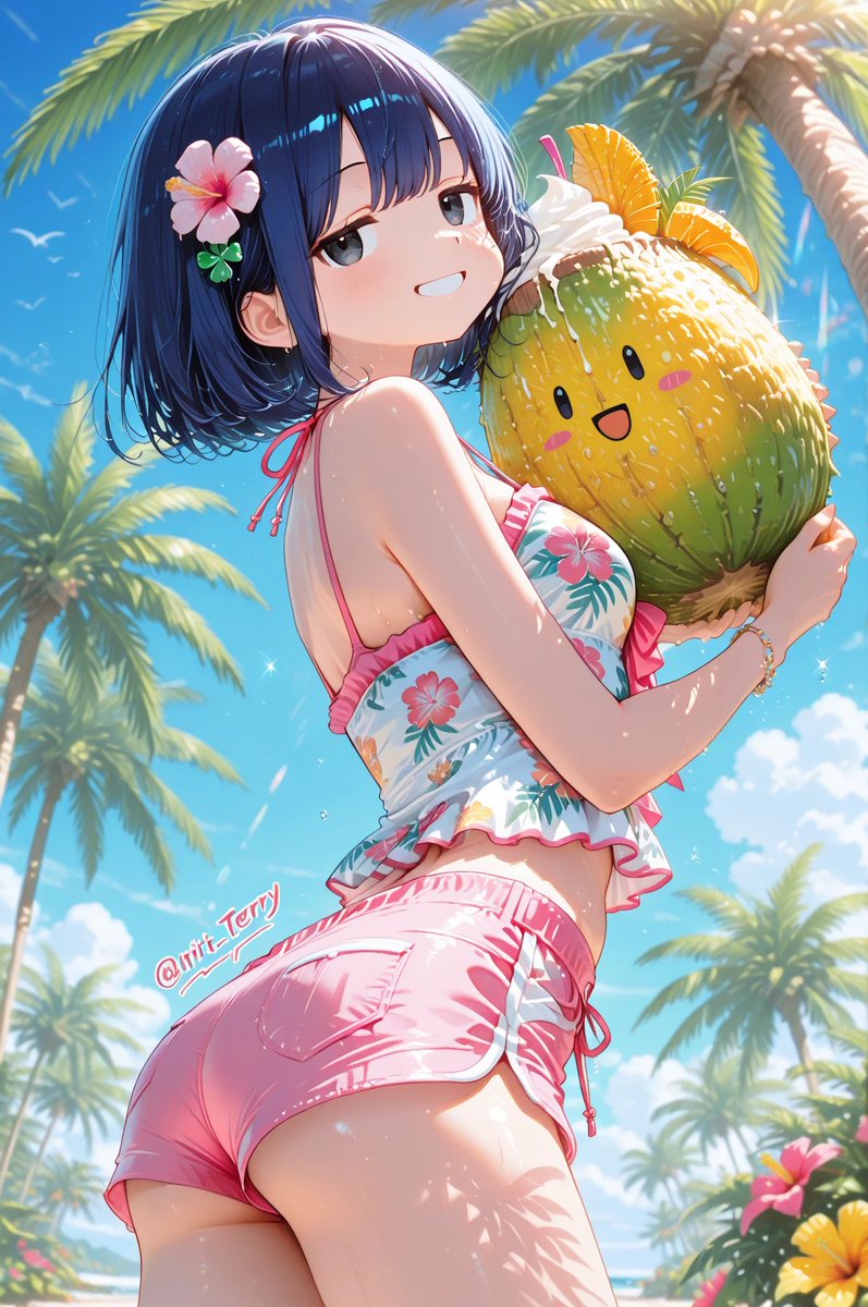 nyaibar___'s tweet photo. 常夏の衣装...可愛くて良き♡
一言追加...おへそっていいよね✨
 #AIart️️️️️️️️️️️️️️️️️️️️️️️️️️️️️️️️️️️️️️️️️️️️️️️️️️️  #aiイラスト https://t.co/TDsNbTG2yS