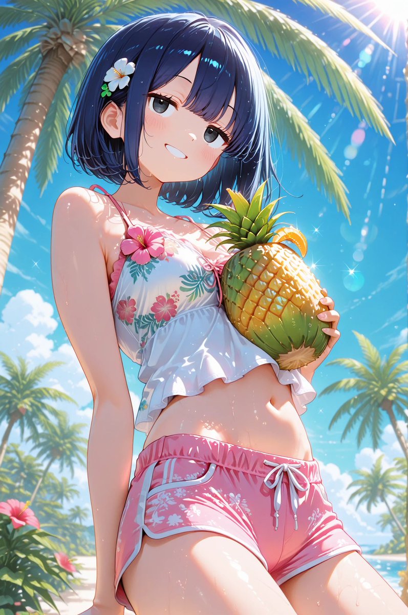 nyaibar___'s tweet photo. 常夏の衣装...可愛くて良き♡
一言追加...おへそっていいよね✨
 #AIart️️️️️️️️️️️️️️️️️️️️️️️️️️️️️️️️️️️️️️️️️️️️️️️️️️️  #aiイラスト https://t.co/TDsNbTG2yS