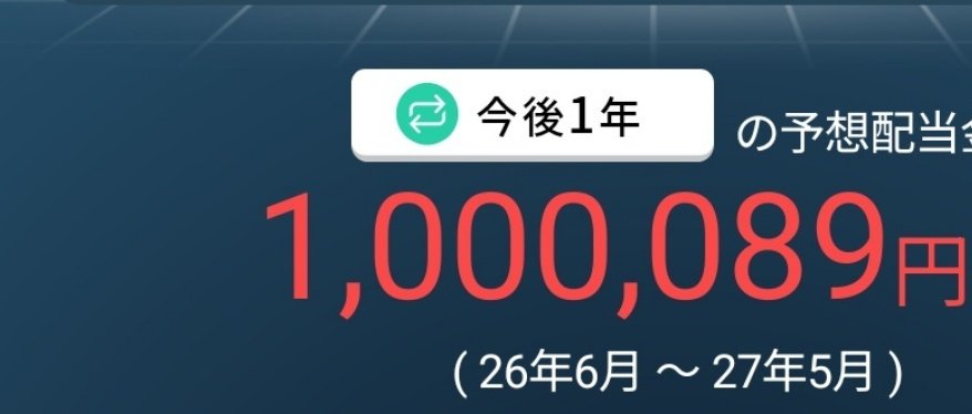 sushitabeteru's tweet photo. やっと年間配当100万超えた！😭 https://t.co/pA5sruc0Mn