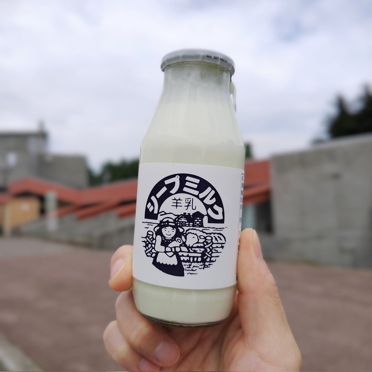 pVUNq's tweet photo. 美深道の駅で羊乳(ようにゅう)買ってみた
生クリ���ムみがあって美味い🐑 https://t.co/SsOYkyLbio