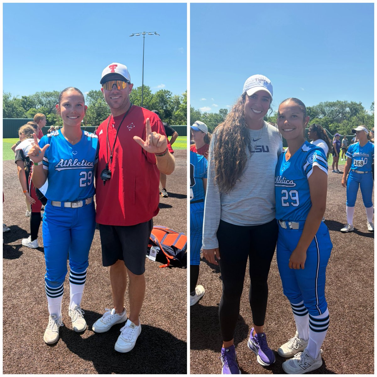 ryliejeffreys's tweet photo. What a camp today @TCNfastpitch @ Firelake in Shawnee!! Had a great time and got some great feedback from some amazing coaches! Thank you!!!
@KateMalveaux
@Tpleasants17 @CoachVeach
@OSUcoachG @Coach_BMAD
@drake_deangelo
@national_ok 
@OKAthleticsAcad 
@cmjathletics21 

Looking forward to some future camps over the summer.

Pool play begins tomorrow @ 9am & 1pm, both on Field 7 @ Firelake!