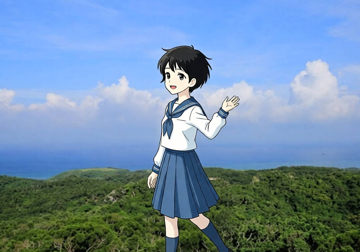 marble_walker's tweet photo. Miの旅/
目の前に広がるのは、緑豊かな丘陵地帯と穏やかな海が調和する美しい景観です。目の前には、「bus_stop」の属性を持つ「墾管処」が見えています。
(AI imagined JQ,Google map apis,basePhoto:Mr Dilly) https://t.co/jY4zaKVmw6