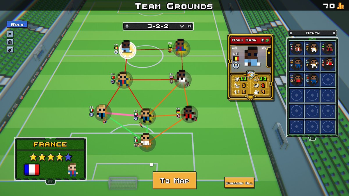 Indiebase_jp's tweet photo. 燃え尽きたソロ開発者が「1か月でサッカーゲームを作る」と決めた。
ローグライトサッカー『Rogue Striker』がSteamで発表

https://t.co/AwEjTZhH4x

#Steam #IndieGame #新作ゲーム https://t.co/qaMOQ2BYkD