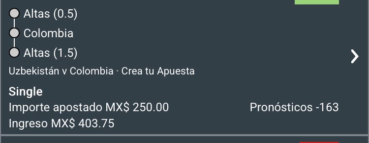 Tipsterwethe's tweet photo. Sin despeinarnos !!! 
✅✅✅✅✅✅✅✅✅✅✅✅✅
#Colombia #mundialdefútbol2026 #apuestas #dinero https://t.co/NonSuoLExM