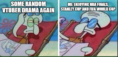 Corang_15's tweet photo. Not sure whats going on lately in vtuber world again but it sounds serious... or not. I dont really dig into it anymore. My Sports keep me distracted and content https://t.co/bQMAQAHHI6