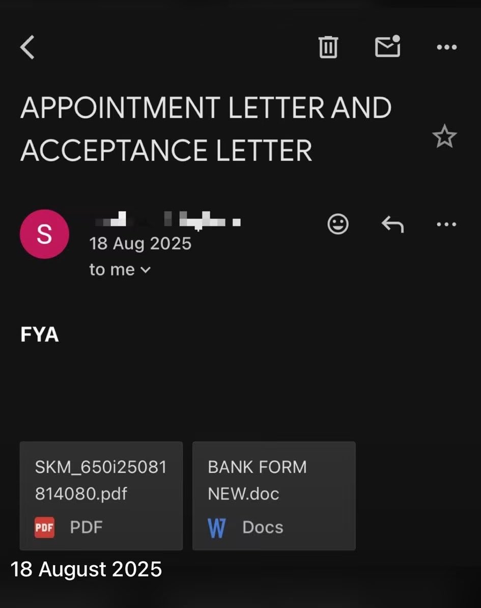 bongyluaziey's tweet photo. They sent him the appointment letter and later said it was a mistake 😭😭😭 https://t.co/cLcdkNJpPN