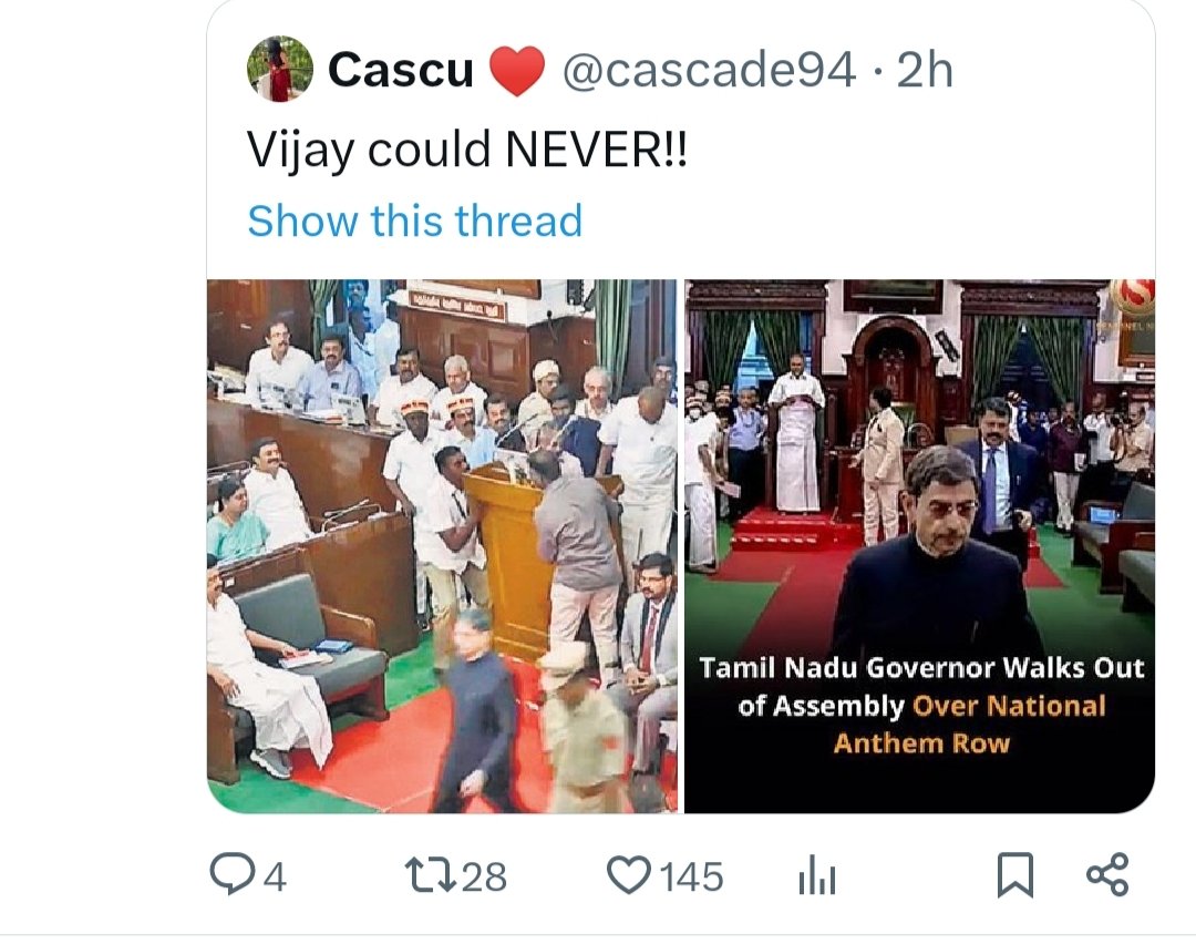 revvicky1901's tweet photo. What I like about Thalapathy Vijay is this , he doesn’t create unnecessary drama. He stays calm and composed, and whatever he sets his mind on, he will definitely achieve. That’s why I love and respect him ❤️💥
#midnightmodel kadharals https://t.co/NrFKzOeG25