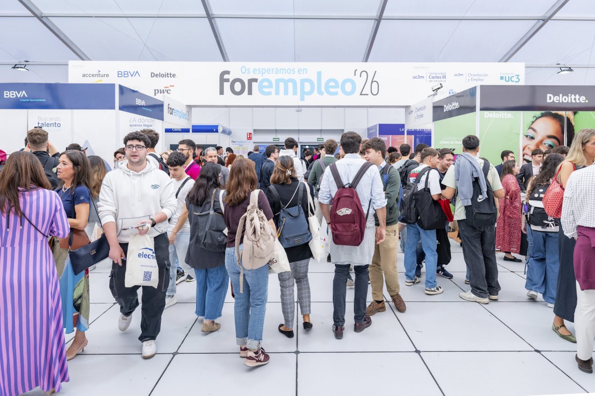 oye_uc3m's tweet photo. 🤩 ¡TENEMOS BUENAS NOTICIAS!

Ya está abierto el plazo de inscripción para las empresas en Forempleo'26, la feria de empleo de la @uc3m 🥳👏🏻

¡Reserva ya tu stand y encuentra a tu próximo talento!
🔗https://t.co/Up31GpfnRf https://t.co/uB8GS9YIUz