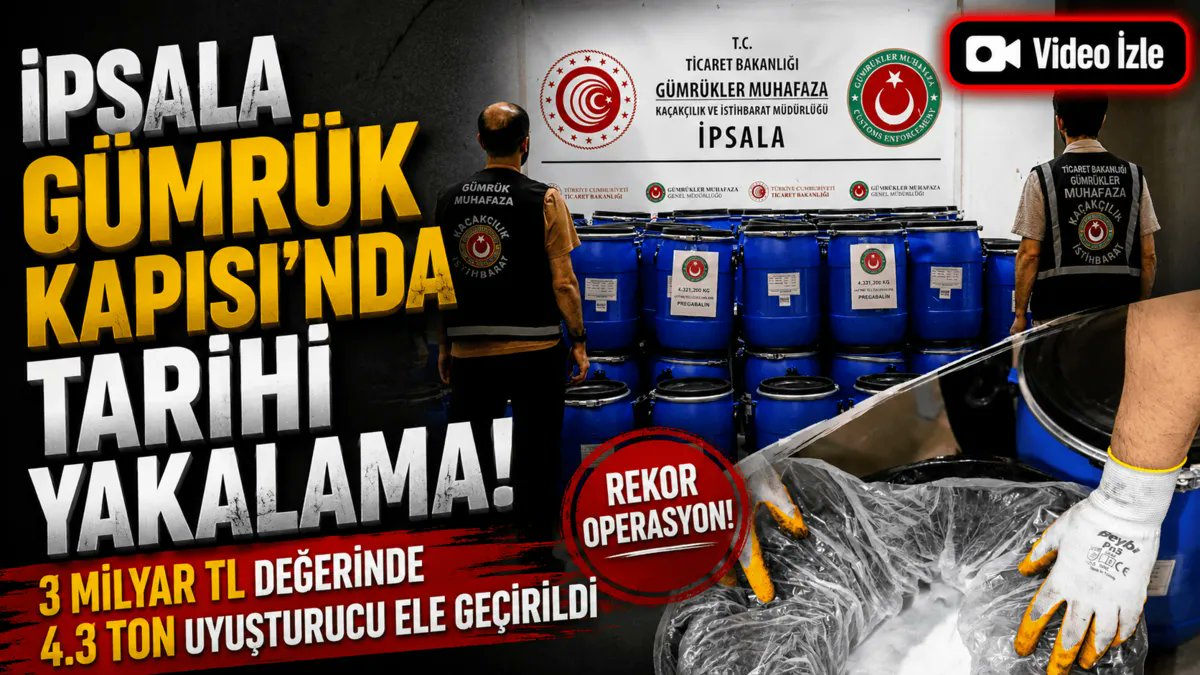 tvolaycom's tweet photo. İpsala Sınır Kapısı’nda Dev Uyuşturucu Operasyonu: 4,3 Ton Pregabalin Ele Geçirildi
https://t.co/jB0d1zxVf9
#KademedeKararlıyız #NOWTVde #ÇalarSaat #havadurumu #İngiltereHırvatistan #BIMAS #halkaarz
#Ederson #DoktoralıUzmanSayılamaz #ÖzkanYalım #HürmüzBoğazındaki #perşembe https://t.co/IwPXPhUxoS