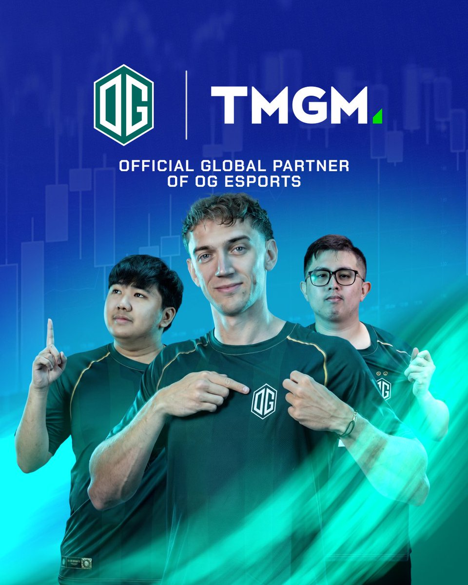 TMGMgroup's tweet photo. TMGM × OG | Now Launch!
🤝 We're excited to team up with OG Esports and support both their Dota 2 and Counter-Strike 2 (CS2) teams.

🎮 Over the coming months, stay tuned for:
• Signed OG jerseys
• Branded content
• Social campaigns
• More surprises for esports gamers and the TMGM community

🔥 Here's to an exciting partnership with OG — let's see where the game takes us. 👊

#TMGM