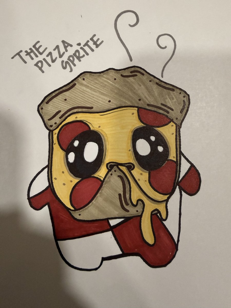 rjessjess's tweet photo. @Fortnite #DesignASprite 

I could eat a whole pizza by myself, with this sprite you can heal yourself when you emote plus your teammates. It’s definitely a pizza party! 🍕🍕🍕🍕🍕🍕 https://t.co/ve26t0Aa4i