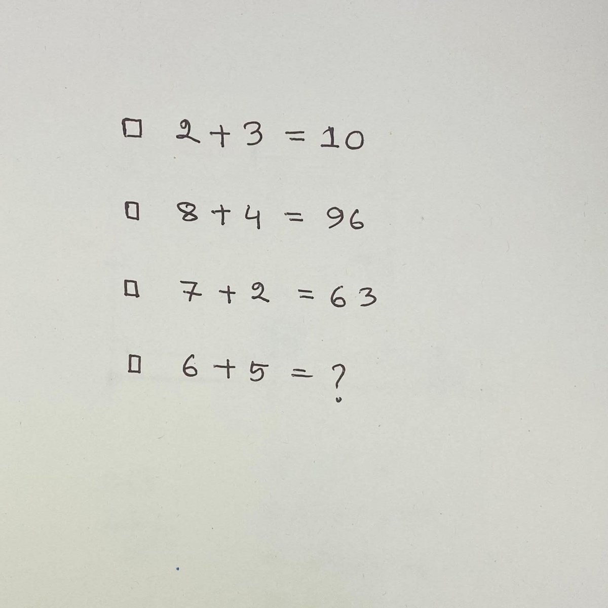 BTC_Alerts12's tweet photo. Can you crack the code? π Only people with high pattern recognition solve this in under a minute.
#algebra #mathseries #mathchallenge https://t.co/vPoJEkN4Li