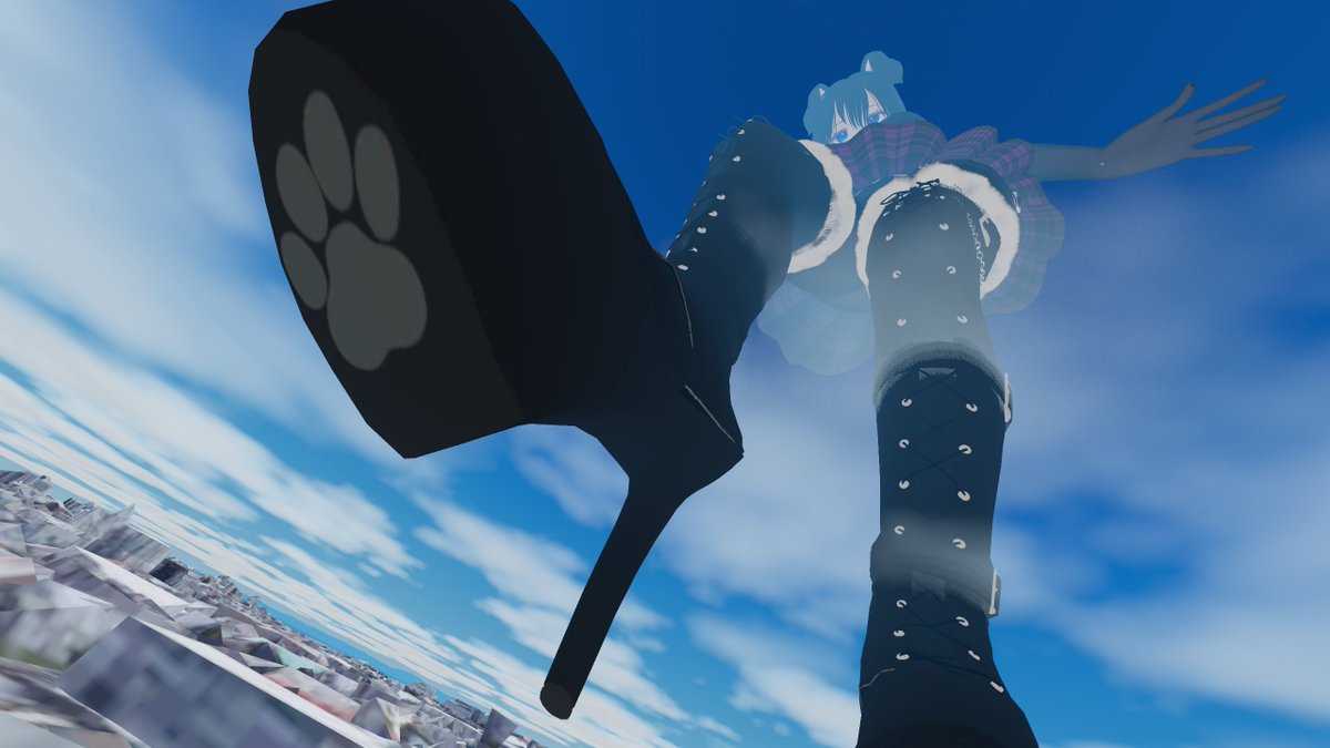 BlueMochaBerry's tweet photo. Dolly Test plus some photos :3

Was fun to do, so hope it's a fun set. I love stomping with the boots so much...

Thinking of maybe doing a whole growth series or smth, but idk. Hope you enjoy!

#Giantess #SizeVRC #sizetwitter #巨大娘  ☕️ https://t.co/xRojS7Krvn