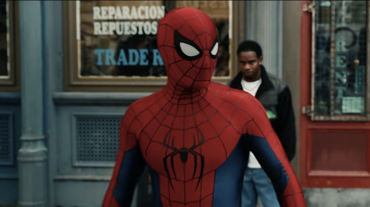 Skydance_1's tweet photo. Spiderman suit in brand new day looks good https://t.co/DDwYUc8C6T