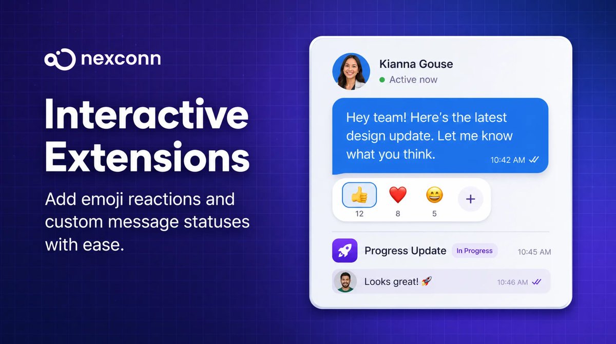 nexconn_ai's tweet photo. Beyond basic chatting, our SDK offers the advanced tools developers need:

✅ Interactive Extensions
✅ Server-side Integration
✅ Reliable Delivery

#SoftwareEngineering #Backend #MessagingAPI #DevTools https://t.co/aJjJLa7OrN