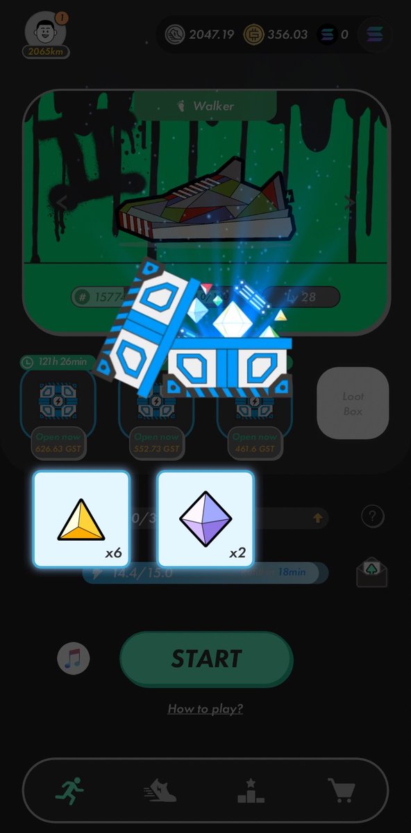 stepn_berkay's tweet photo. #stepn MB diaries day57

Today; 
Lvl: 6📦
🟡x6
🟣🟣x2

Total So Far
🟡:71  🟡🟡:17  🟡🟡🟡:1
🔵:84 🔵🔵:15  🔵🔵🔵:0
🔴:51  🔴🔴:16  🔴🔴🔴:0
🟣:75  🟣🟣:28 🟣🟣🟣:0

This box had two personalities 🟡🟣

#mb5 #mb6 #stepngo #sol #bnb                #btc #eth #pol https://t.co/L9q5ChJgO3