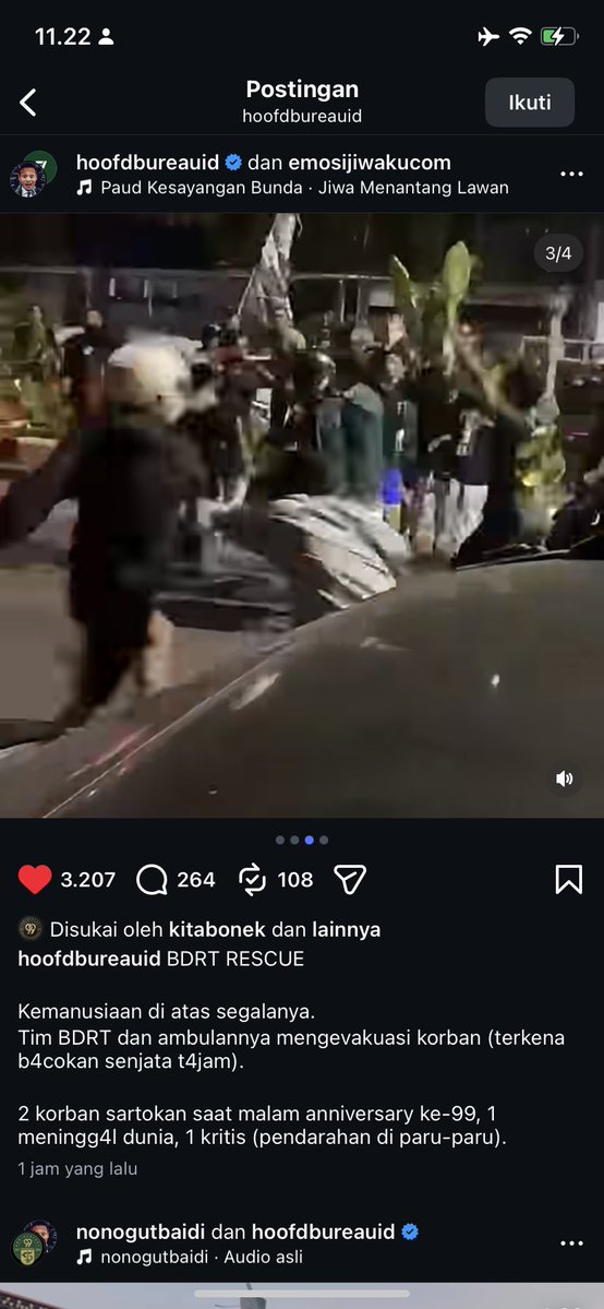 FootballEvu's tweet photo. Miris sesama bonek saling bunuh cok, setiap aniversary Persebaya pasti ada aja kejadian saling bunuh sesama bonek, rest in peace buat bonek yang meninggal🥀 https://t.co/laiD7ulsvc