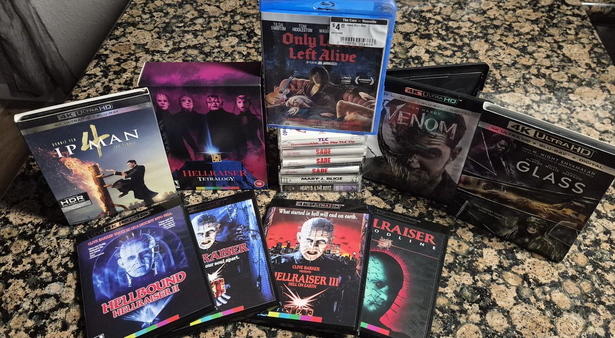 My physical Media pick-ups today. All for $40! Hellraiser
